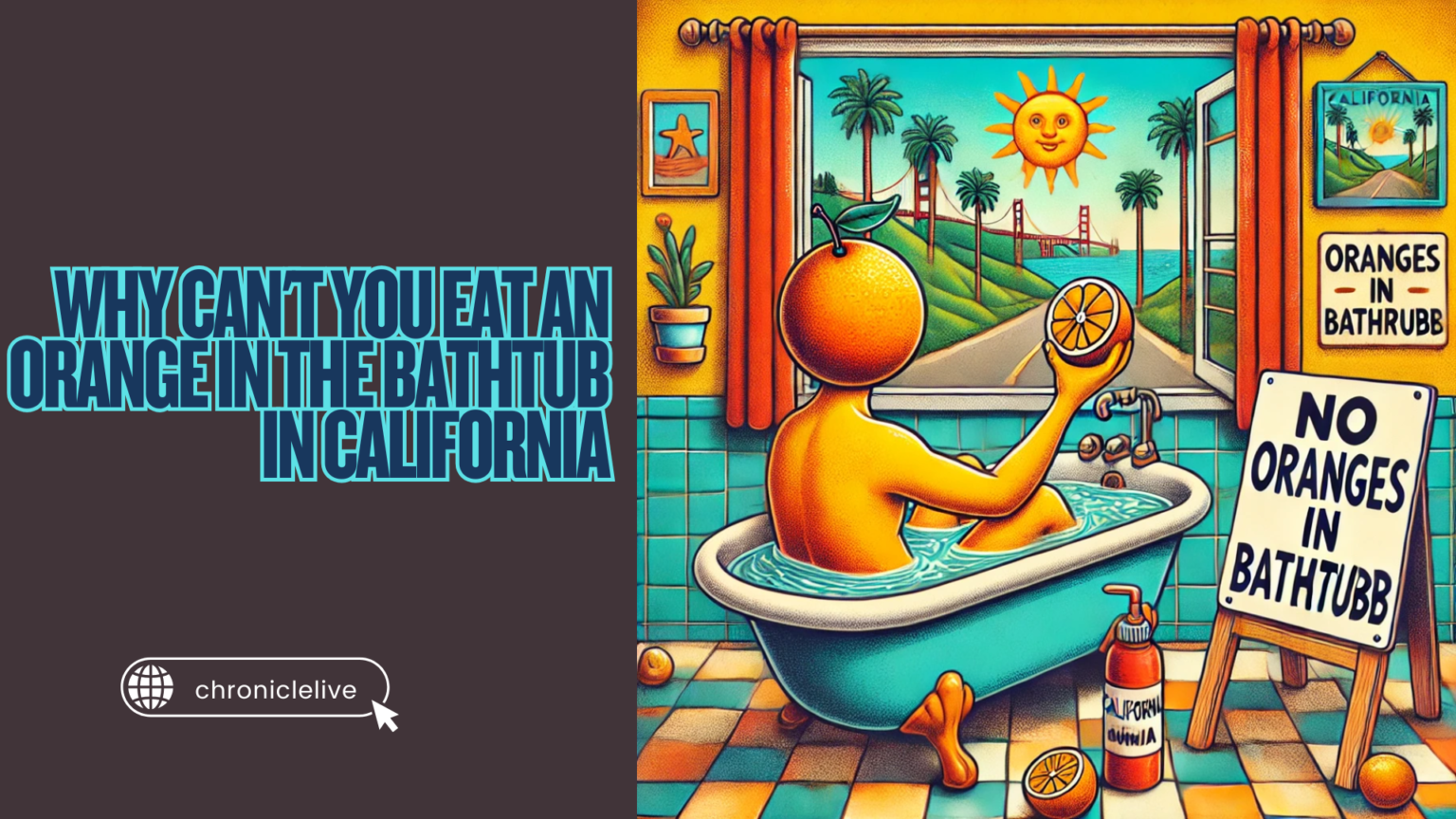 Why Can't You Eat An Orange In The Bathtub In California