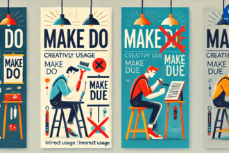 Make Do or Make Due: Understanding the Correct Usage