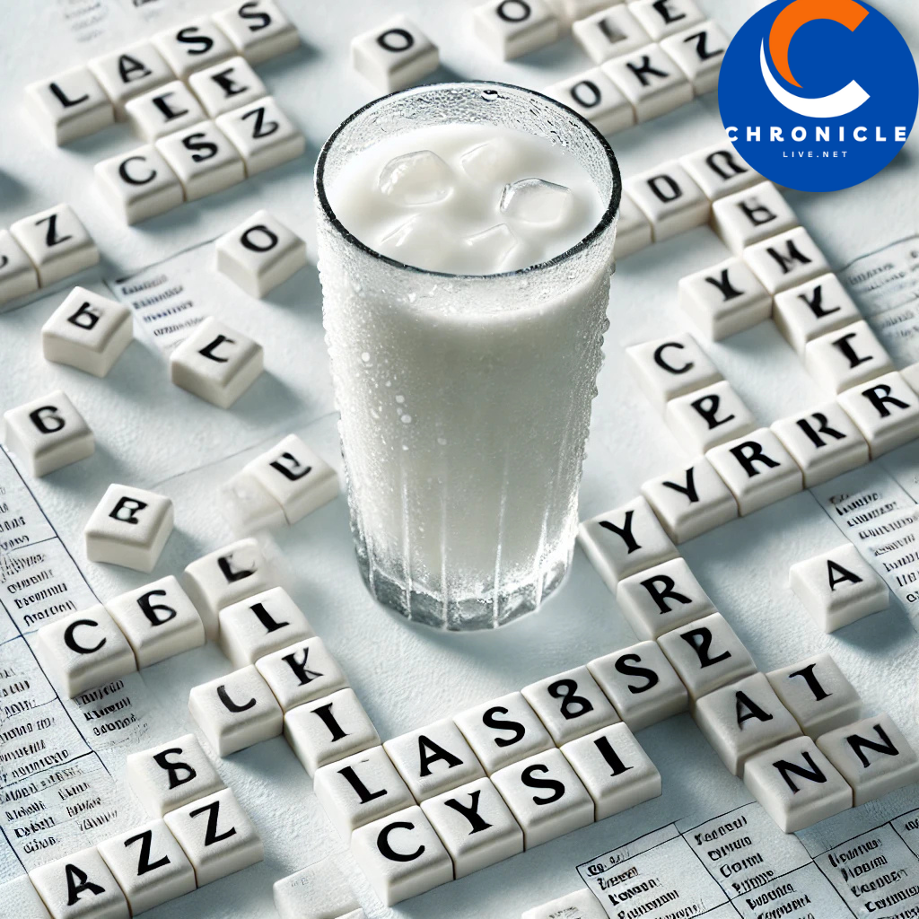 cold yogurt drink crossword