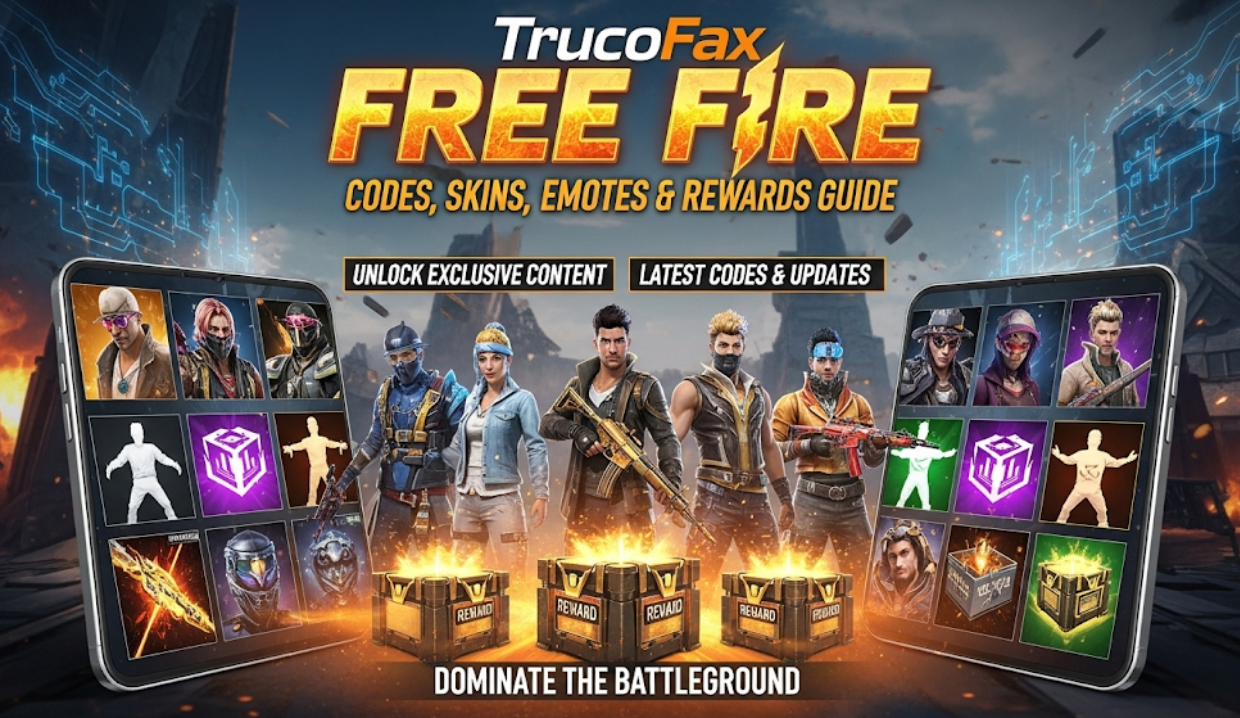 TrucoFax Free Fire Codes 2025: Skins, Emotes & Rewards Guide